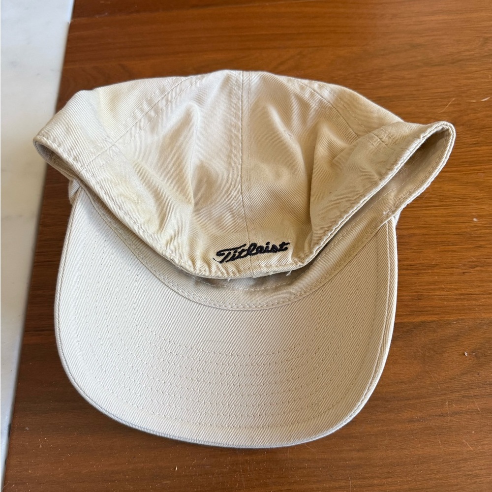 Titleist Beige Golf Hat with Black Logo - Picture 4 of 6